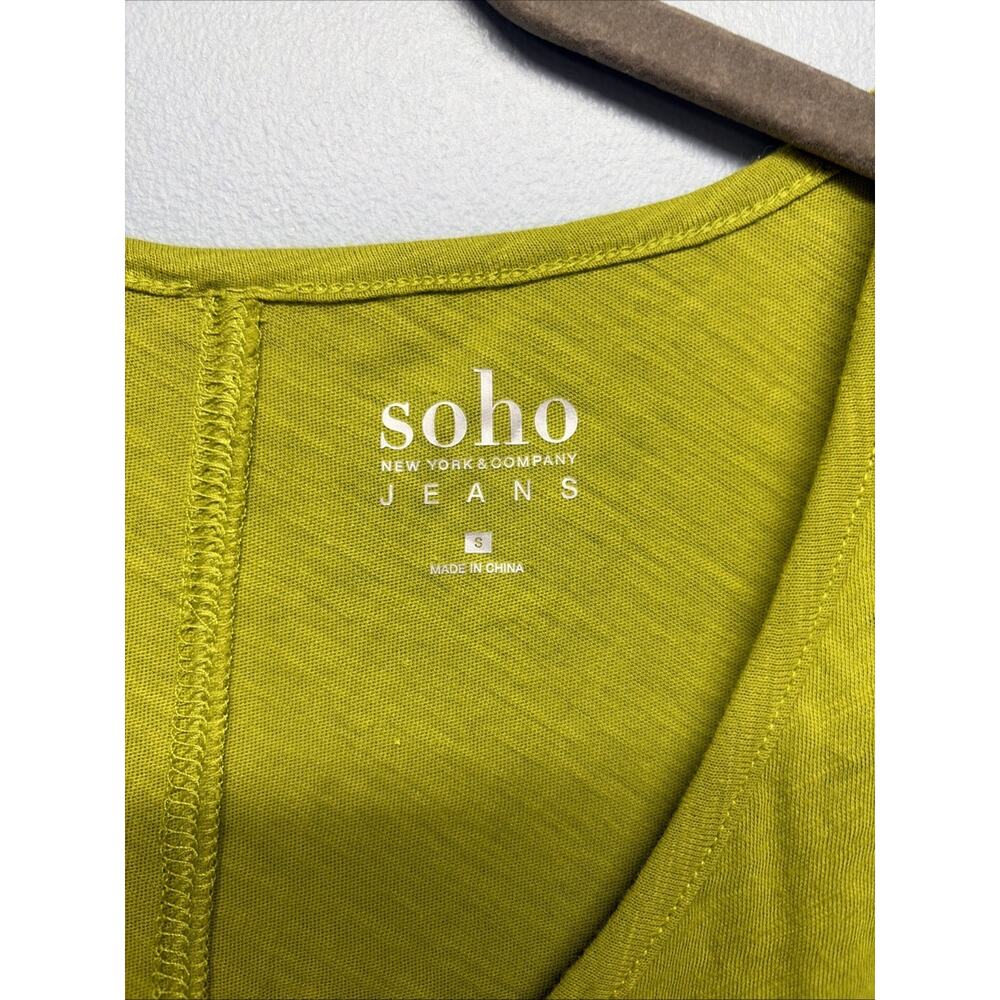 NWT New York & Company Soho Tank Top Women’s Small - V Neck - Green - Picture 2 of 6